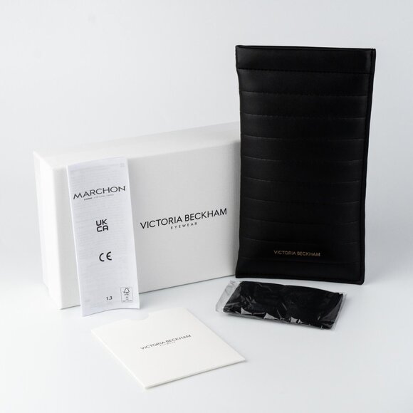 Victoria Beckham Women Eyeglasses Black Square VB677S 006 NEW AUTHENTIC - Picture 9 of 12